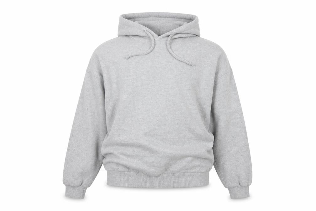 Pull&Bear Men’s Grey M Pullover Hoodie Drawstring Pockets