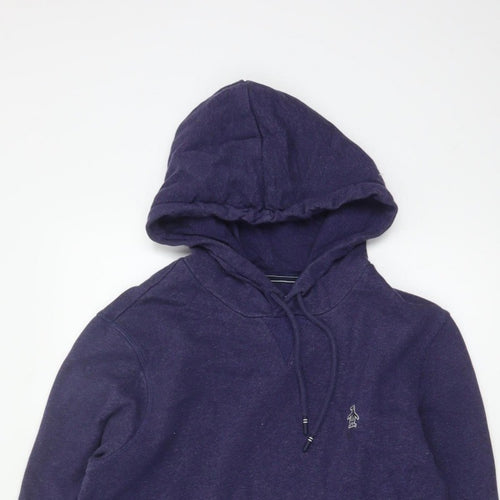 Original Penguin Men’s Purple S Pullover Hoodie Striped Trim
