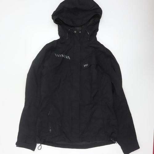 Helly Hansen Women's Black M Basic Jacket Hooded Reflective Zip