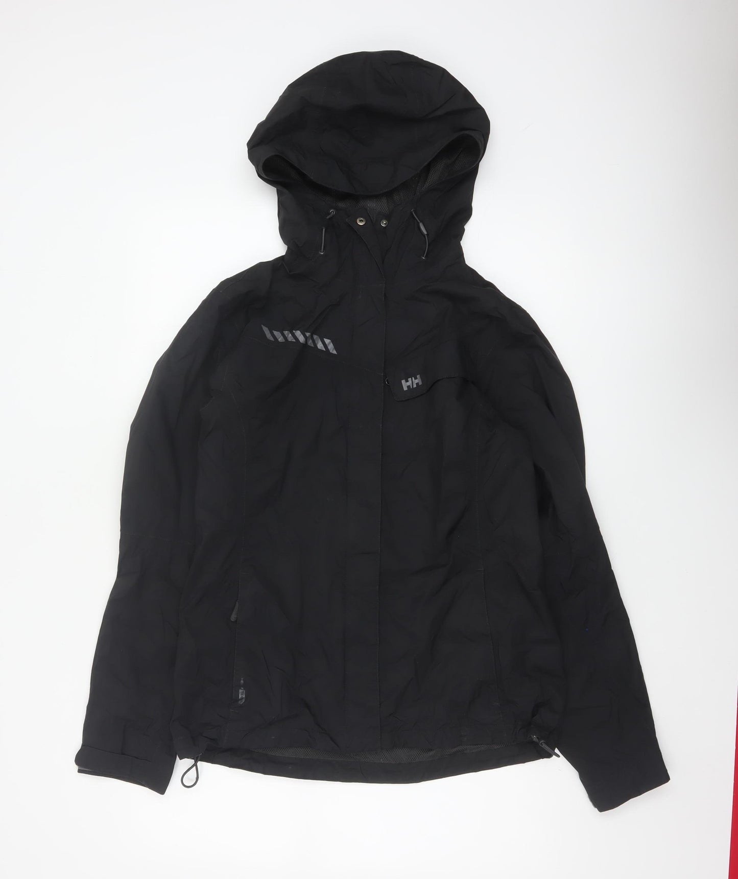 Helly Hansen Women's Black M Basic Jacket Hooded Reflective Zip