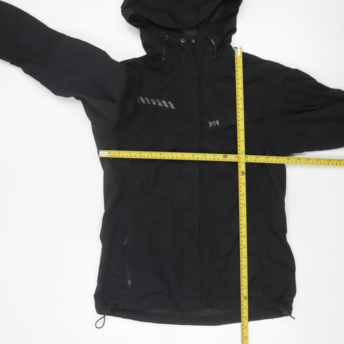 Helly Hansen Women's Black M Basic Jacket Hooded Reflective Zip