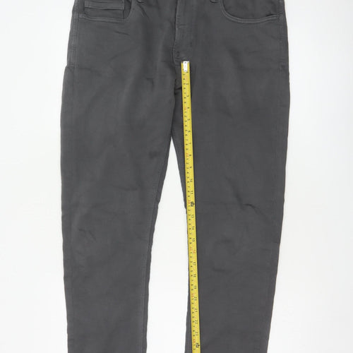 Next Men’s Grey 34R Performance Skinny Fit Stretch Trousers