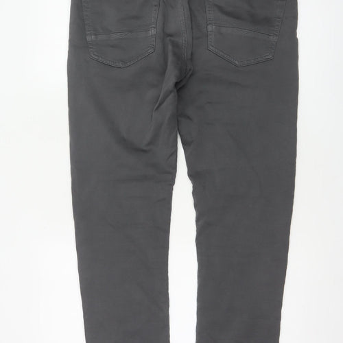 Next Men’s Grey 34R Performance Skinny Fit Stretch Trousers
