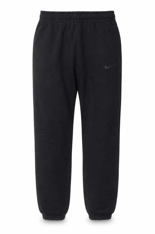 Nike Men’s Black M Fleece Jogger Sweatpants Logo Cuffed