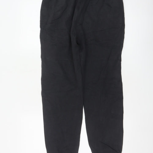 Nike Men’s Black M Fleece Jogger Sweatpants Logo Cuffed