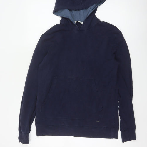 Autograph Men’s Navy Blue Small Pullover Hooded Pocket Hoodie