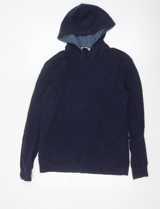 Autograph Men’s Navy Blue Small Pullover Hooded Pocket Hoodie