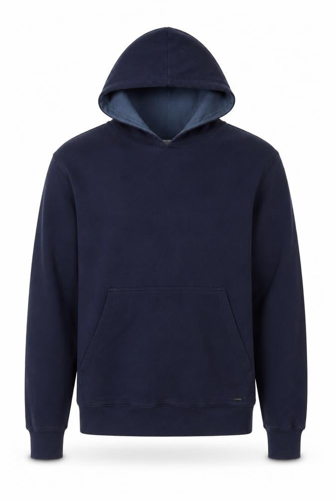 Autograph Men’s Navy Blue Small Pullover Hooded Pocket Hoodie