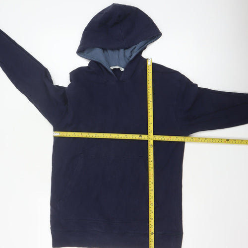 Autograph Men’s Navy Blue Small Pullover Hooded Pocket Hoodie