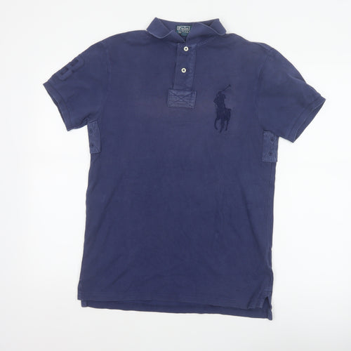 Polo Ralph Lauren Men's Blue S Big Pony No.3 Cotton Polo Shirt