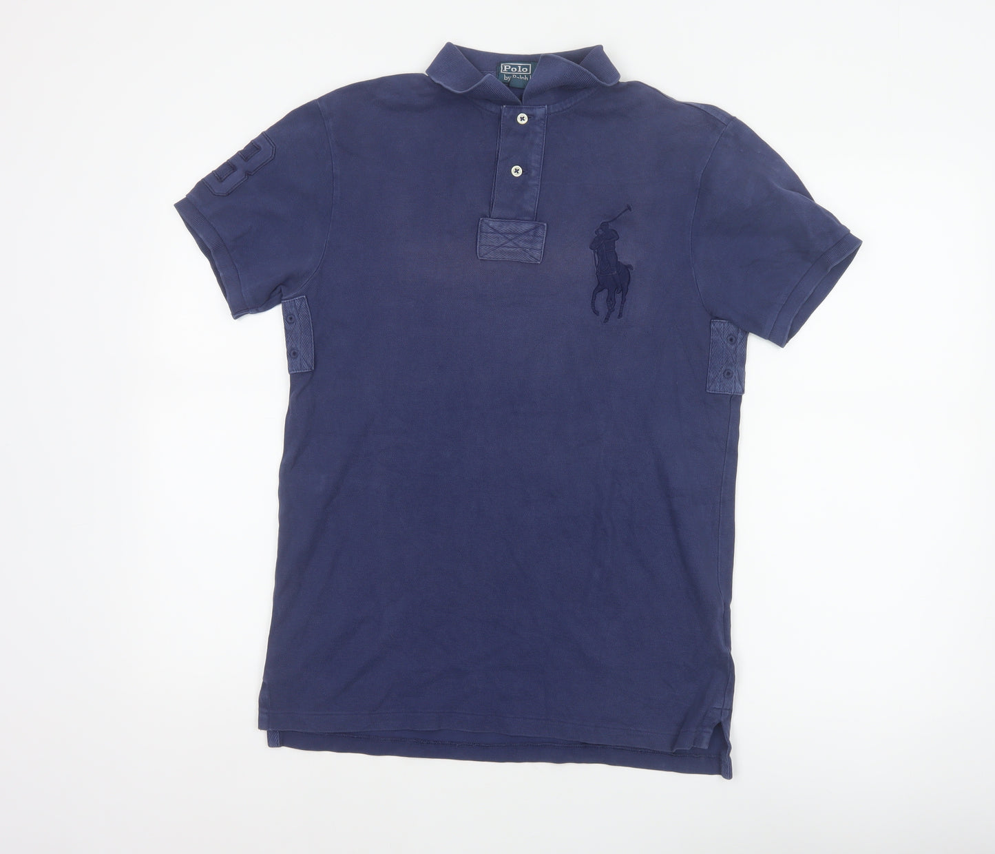 Polo Ralph Lauren Men's Blue S Big Pony No.3 Cotton Polo Shirt