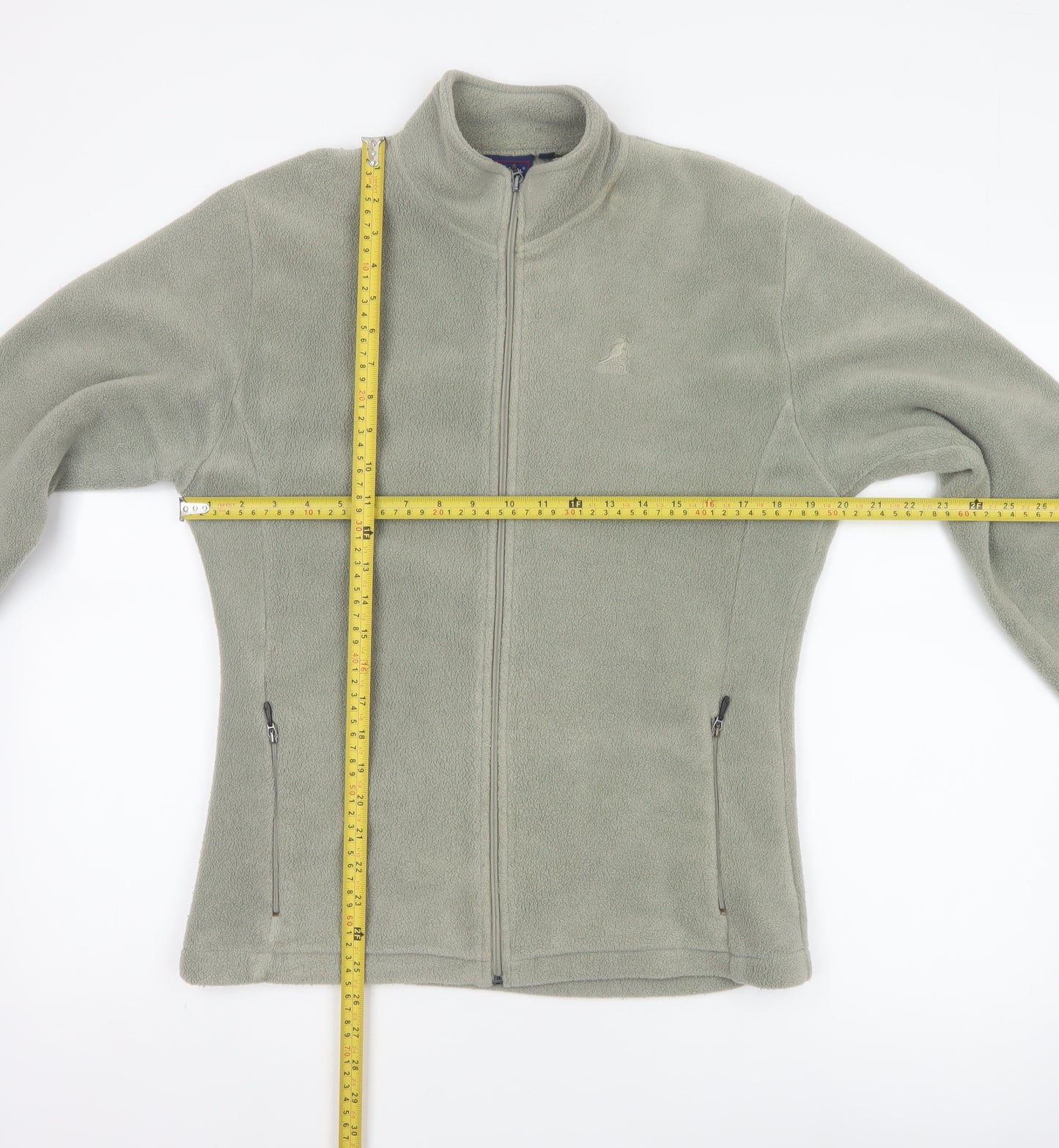 Kangol Women’s Green XL Fleece Full Zip Outdoor Jacket