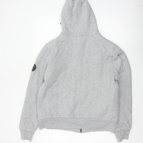 Henleys Unisex Adults Grey M Full Zip Hooded Fleece Hoodie