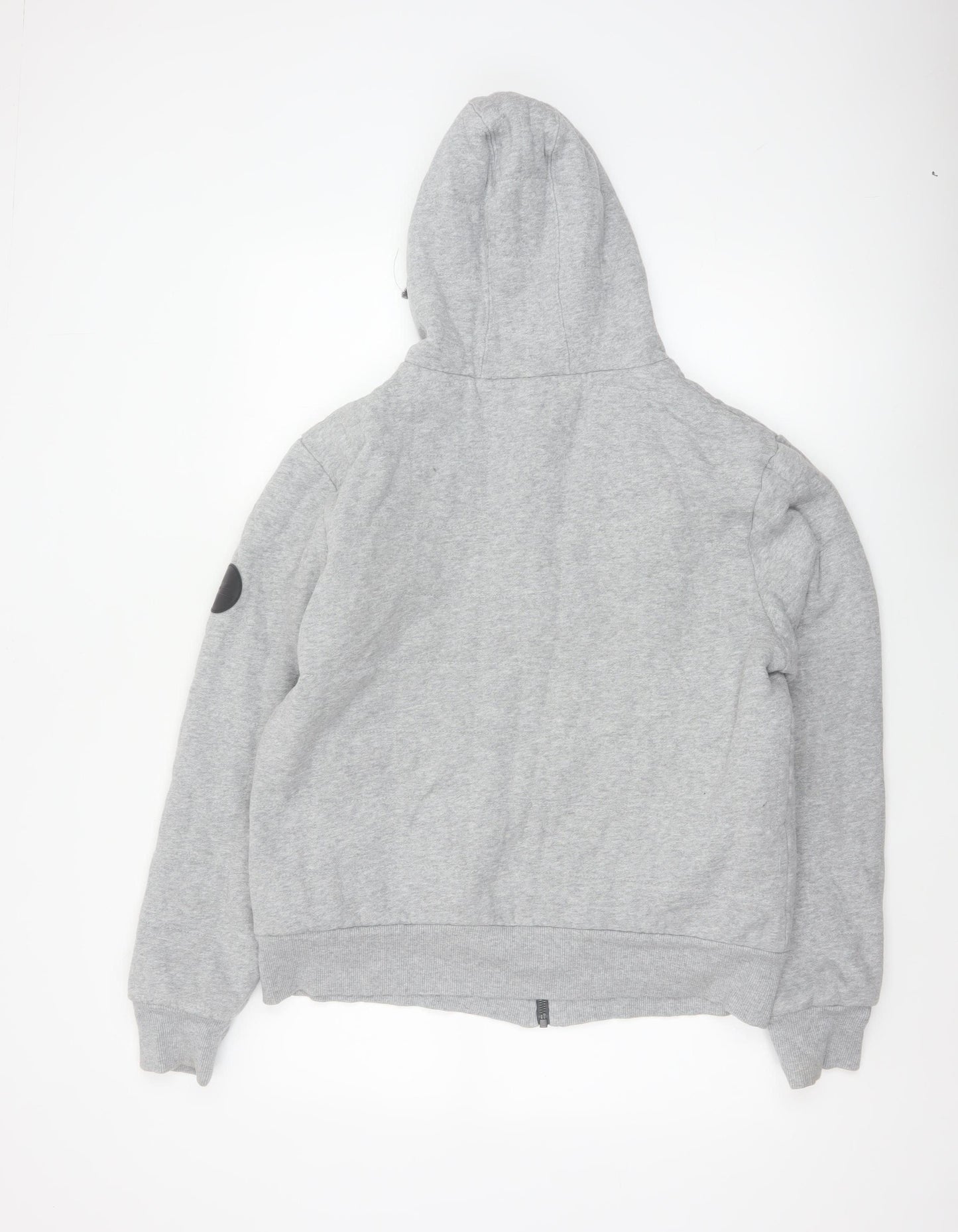Henleys Unisex Adults Grey M Full Zip Hooded Fleece Hoodie