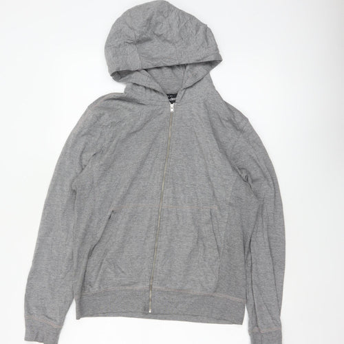 Foot Locker Women Grey S Classic Fit Full Zip Hooded Hoodie