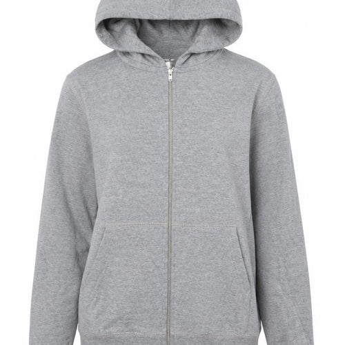 Foot Locker Women Grey S Classic Fit Full Zip Hooded Hoodie