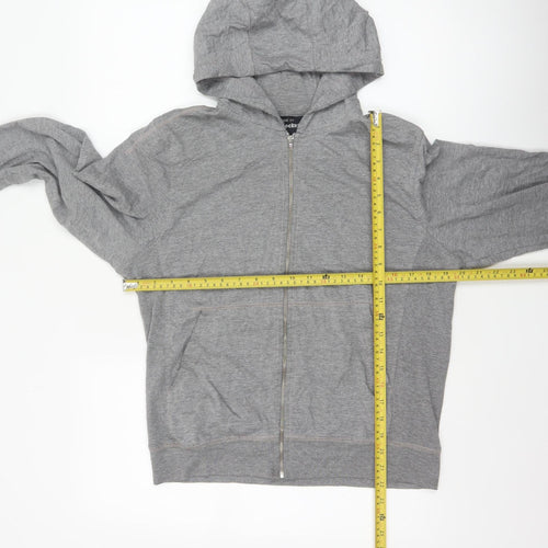 Foot Locker Women Grey S Classic Fit Full Zip Hooded Hoodie