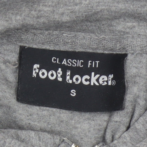 Foot Locker Women Grey S Classic Fit Full Zip Hooded Hoodie