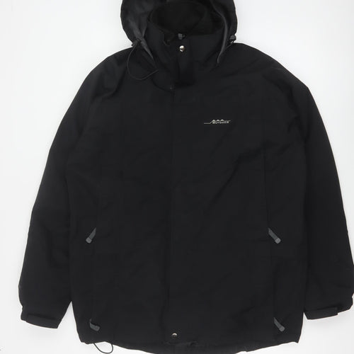 Outdoor Sportswear Men’s Black M Hooded Zip Jacket Outdoor Winter