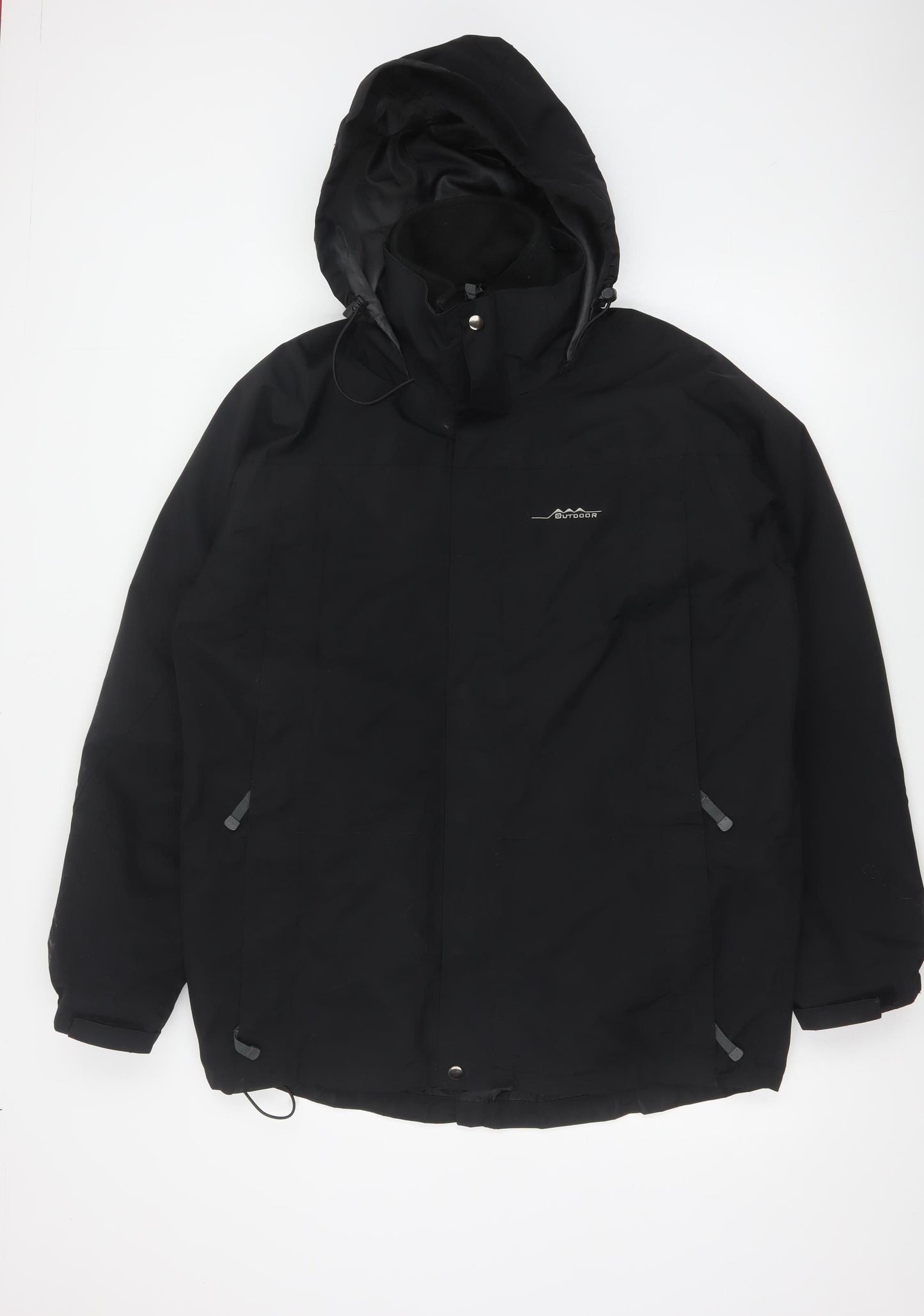 Outdoor Sportswear Men’s Black M Hooded Zip Jacket Outdoor Winter
