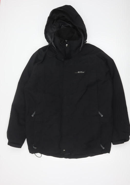 Outdoor Sportswear Men’s Black M Hooded Zip Jacket Outdoor Winter