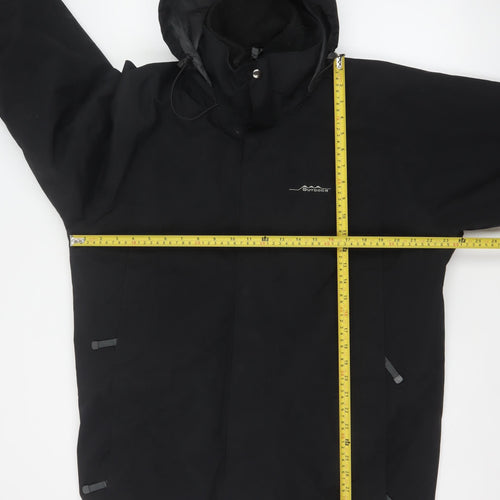 Outdoor Sportswear Men’s Black M Hooded Zip Jacket Outdoor Winter