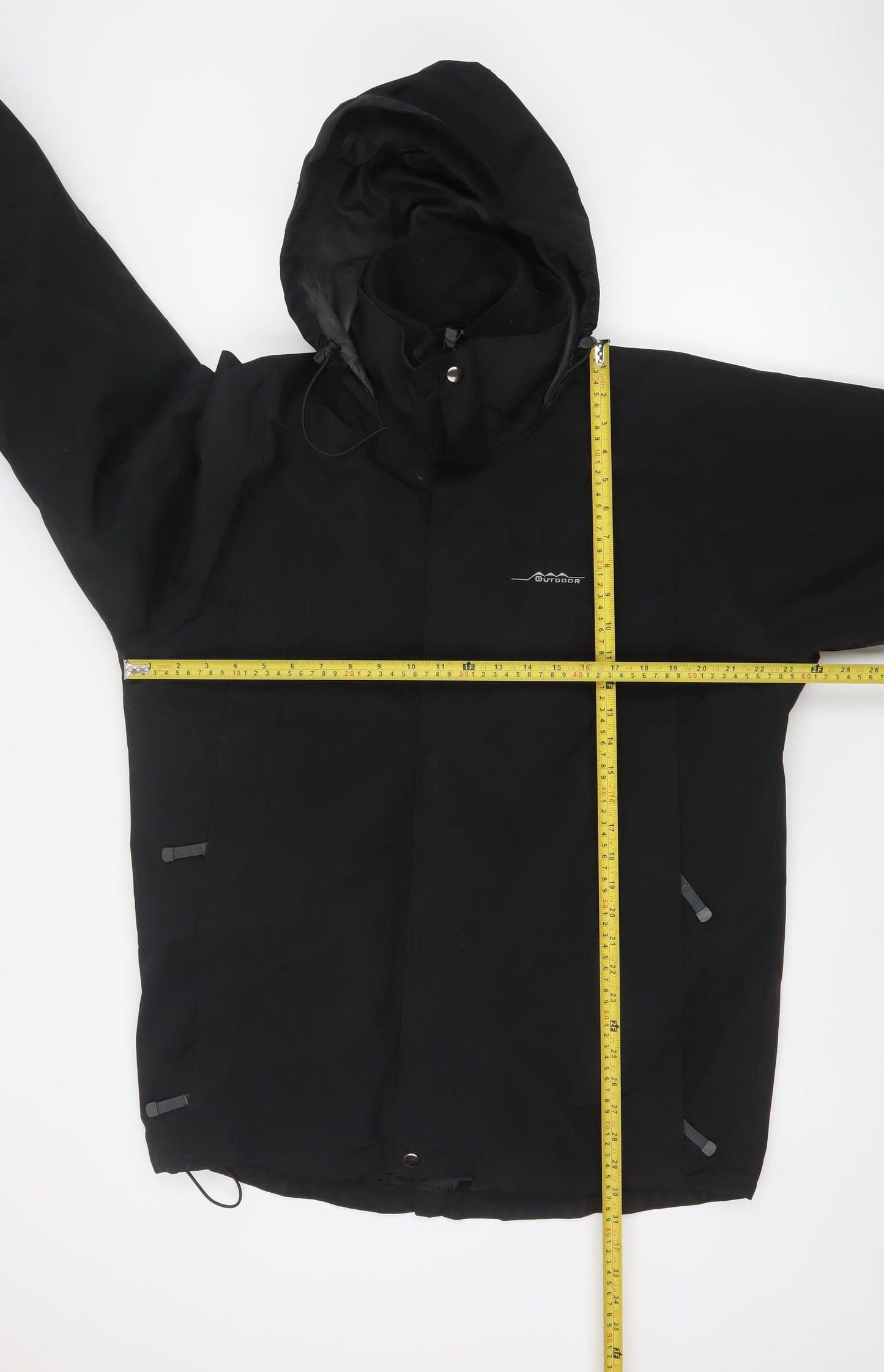 Outdoor Sportswear Men’s Black M Hooded Zip Jacket Outdoor Winter