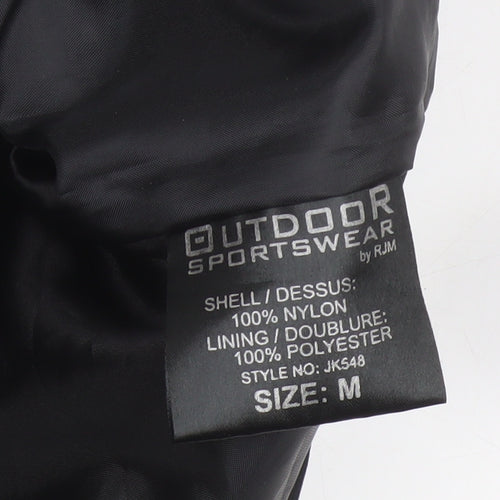 Outdoor Sportswear Men’s Black M Hooded Zip Jacket Outdoor Winter