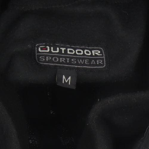 Outdoor Sportswear Men’s Black M Hooded Zip Jacket Outdoor Winter