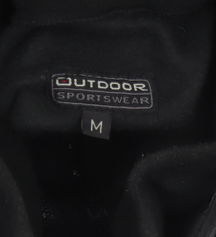 Outdoor Sportswear Men’s Black M Hooded Zip Jacket Outdoor Winter