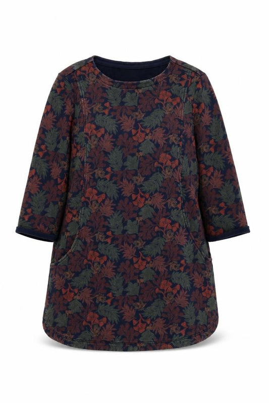 Seasalt Cornwall Women Multicoloured UK 14 Floral Cotton Tunic Blouse