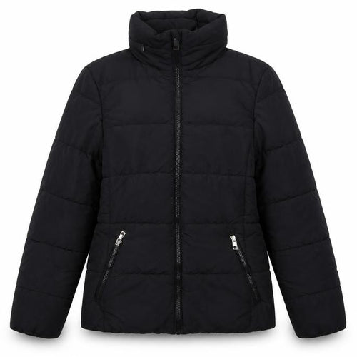 Marks and Spencer Women Black UK 8 Puffer Jacket Quilted Zip