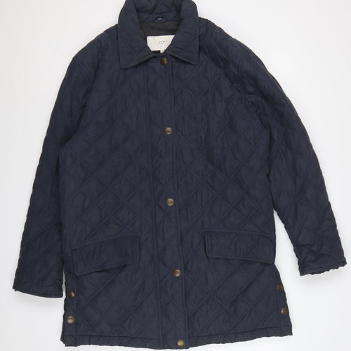 JFW Elements Women’s Blue UK 10 Quilted Mid-Length Padded Coat