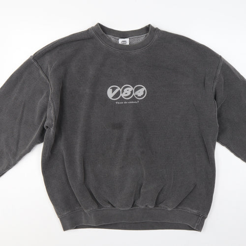 Independent Culture Club Men's Grey L Pullover Graphic Print Sweatshirt