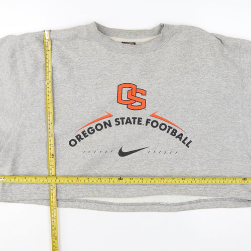 Nike Team Oregon State Women’s Grey L Pullover Football Sweatshirt