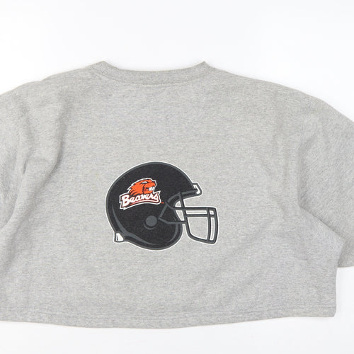 Nike Team Oregon State Women’s Grey L Pullover Football Sweatshirt