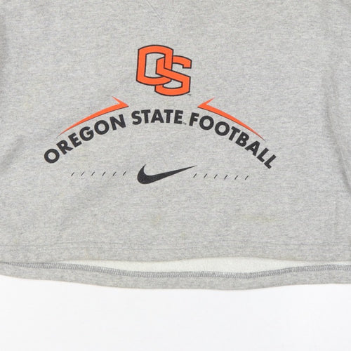 Nike Team Oregon State Women’s Grey L Pullover Football Sweatshirt