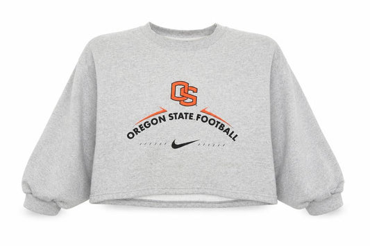 Nike Team Oregon State Women’s Grey L Pullover Football Sweatshirt