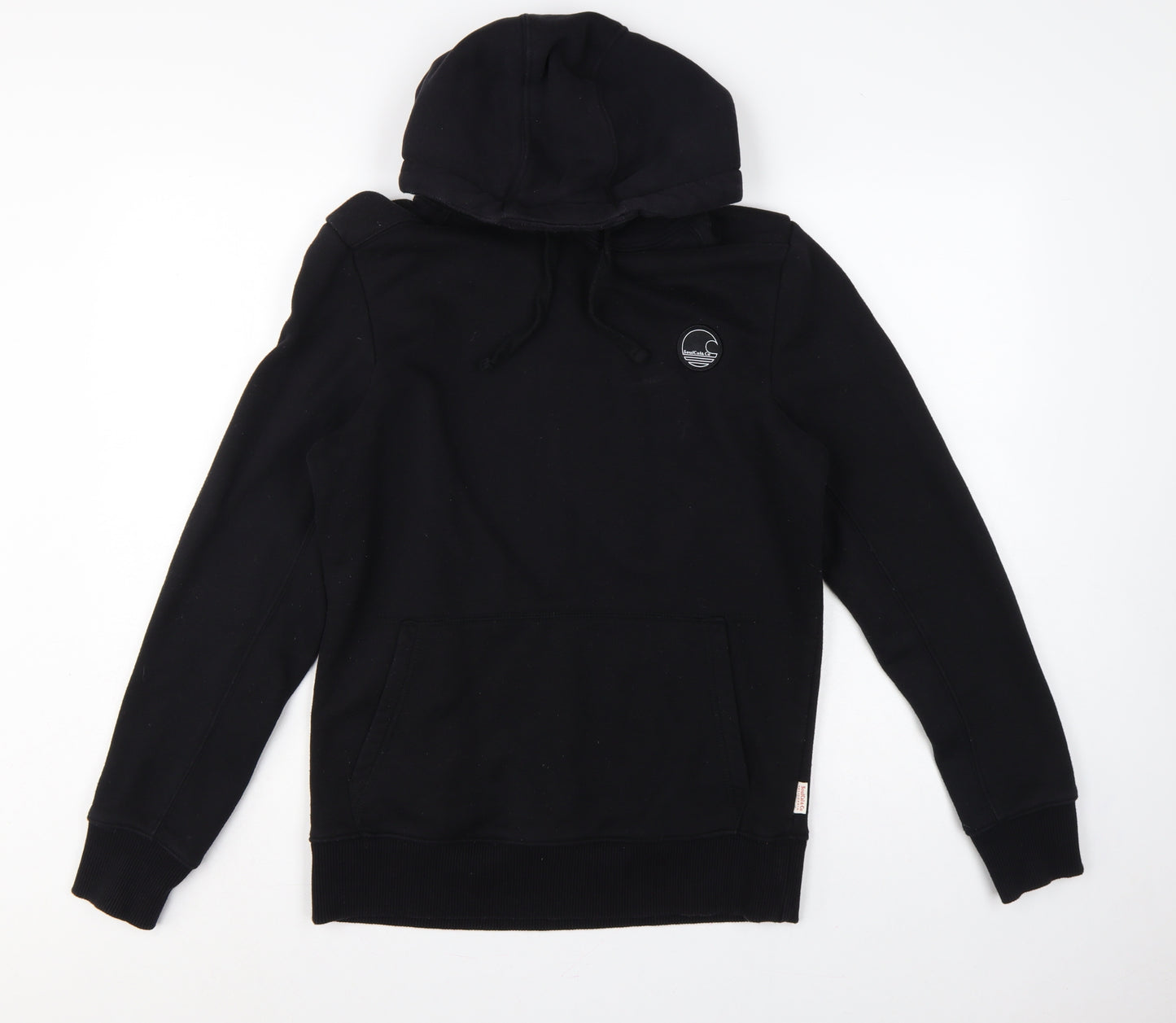 SoulCal & Co Men’s Black S Pullover Hoodie Logo Pocket Drawstring