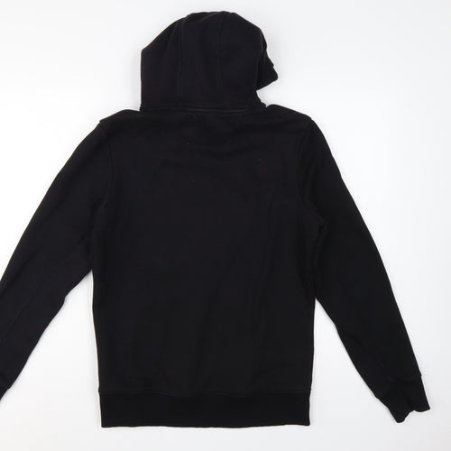 SoulCal & Co Men’s Black S Pullover Hoodie Logo Pocket Drawstring