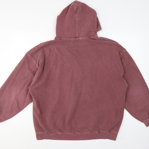lets frans... Women’s Pink Fleece Pullover Hoodie Size M Logo