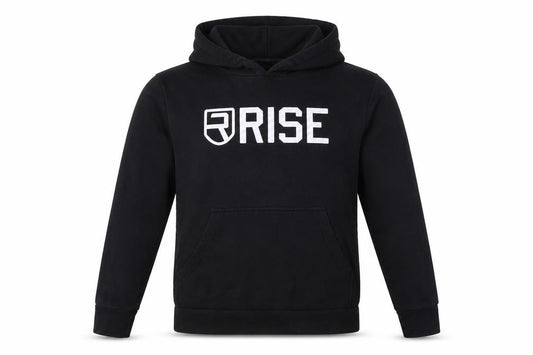 Rise Men’s Black Medium Pullover Logo Graphic Hoodie