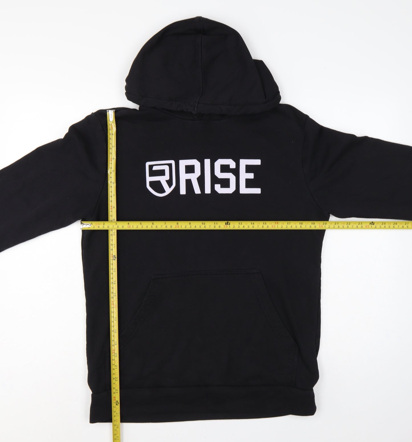 Rise Men’s Black Medium Pullover Logo Graphic Hoodie