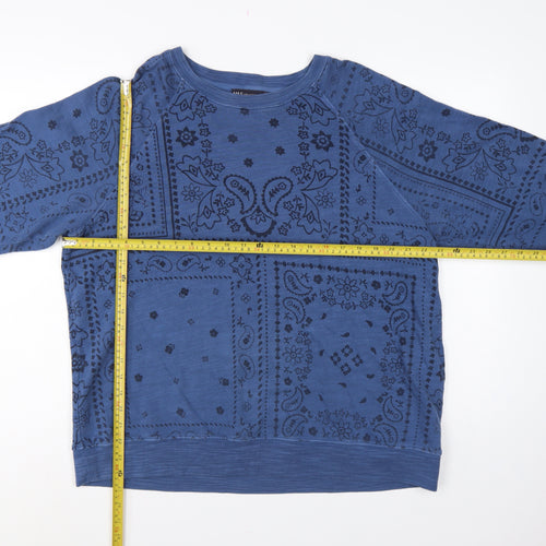 Marks & Spencer Women’s Blue UK 16 Paisley Pullover Sweatshirt