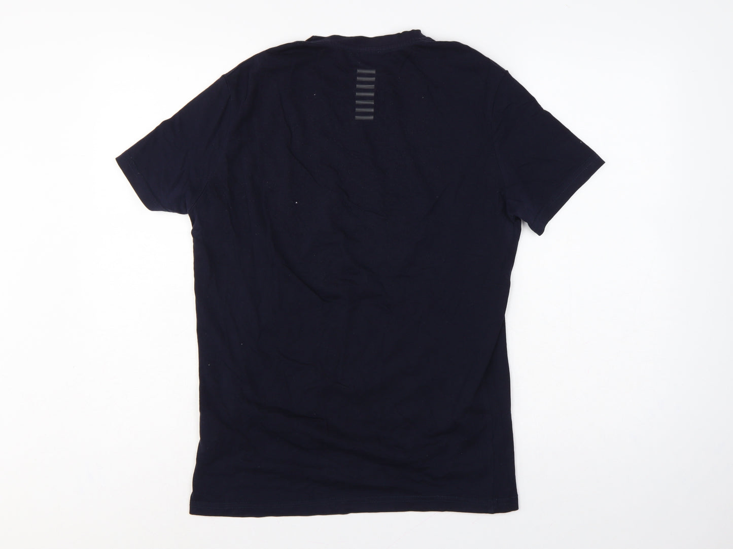 EA7 Emporio Armani Men’s Black S Slim Fit Logo Crew Neck T-Shirt