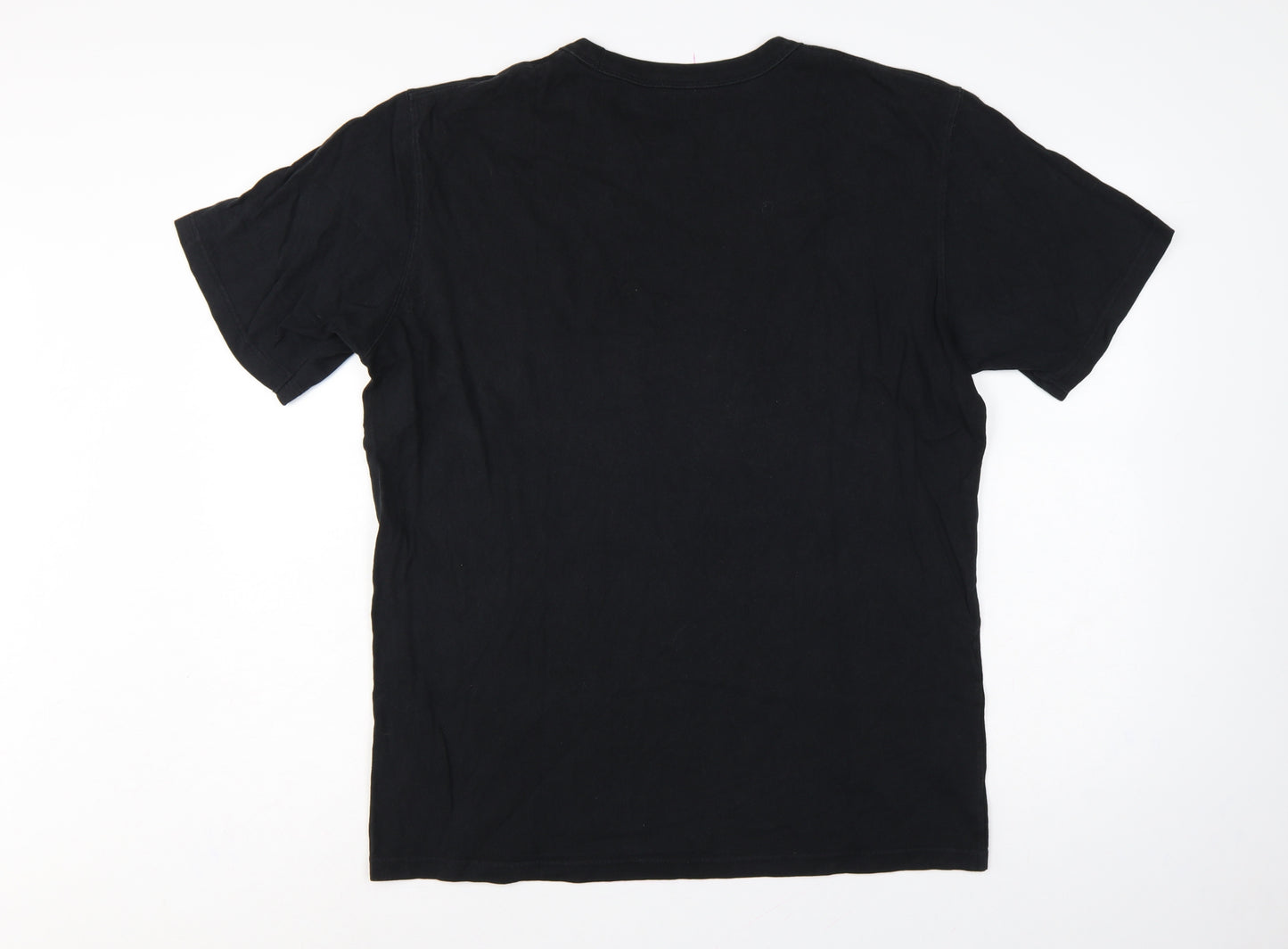 Uniqlo Men’s Black L Crew Neck Short Sleeve Cotton T-Shirt