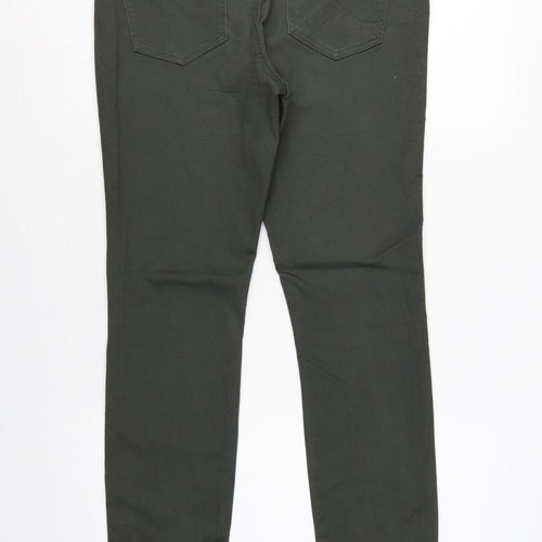 Wallis Women’s Black UK 12 Skinny Stretch Jegging Trousers Side Zip