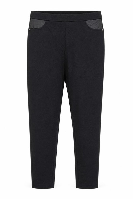 DKNY Jeans Women’s Black M Herringbone Stretch Pocket Leggings