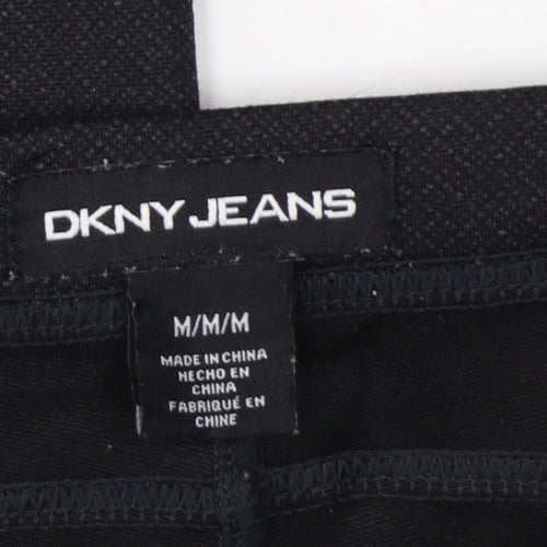 DKNY Jeans Women’s Black M Herringbone Stretch Pocket Leggings
