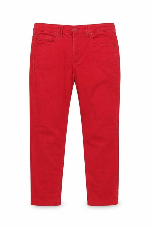 Bandolino Women’s Red UK 10 Mid Rise Skinny Stretch Jeans